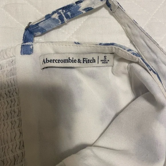 Abercrombie & Fitch Blue and White Dress SZ Small - Picture 6 of 6